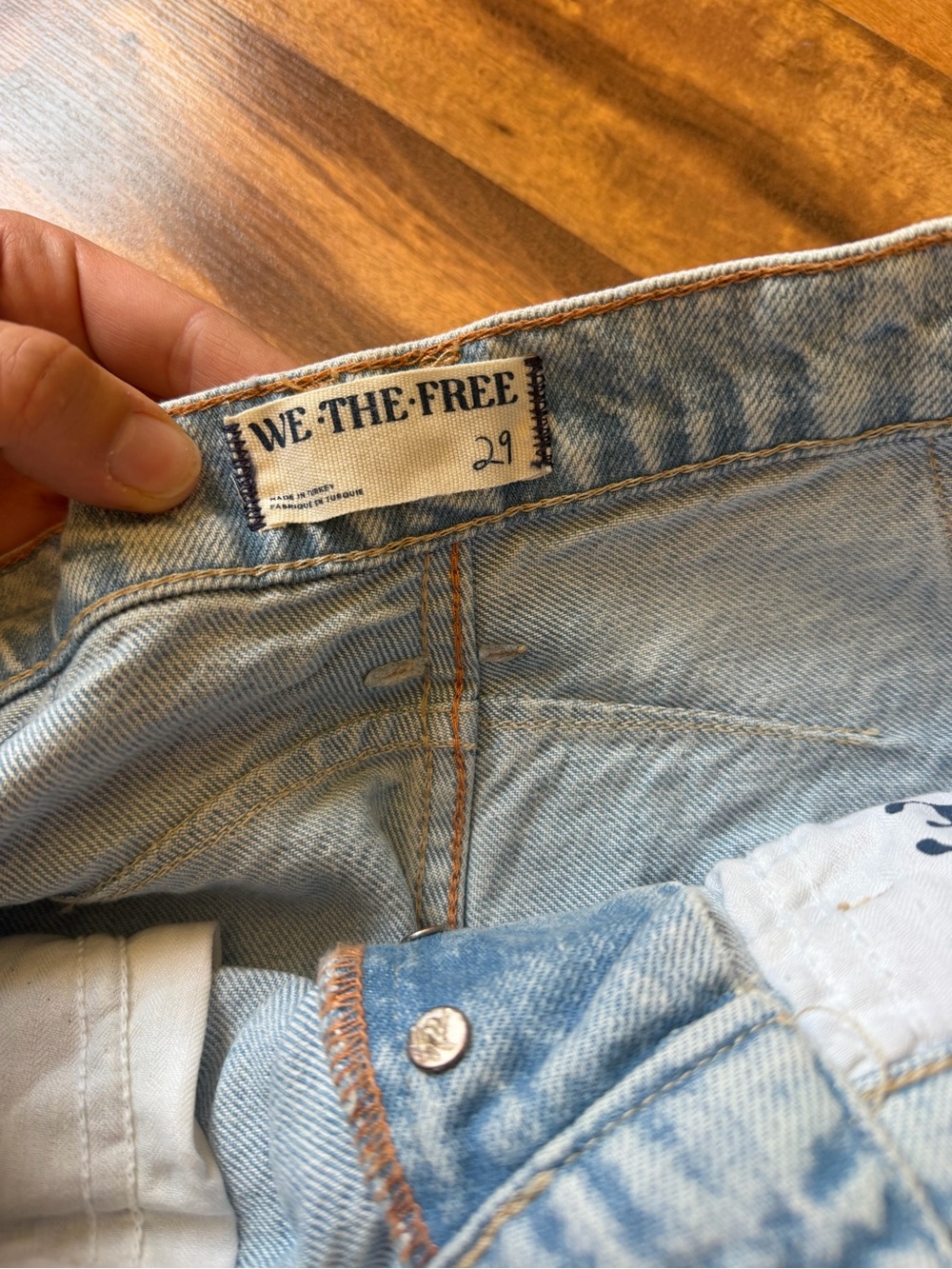 Free People We The Free Good Luck Mid-Rise Barrel Jeans - Picture 5 of 7